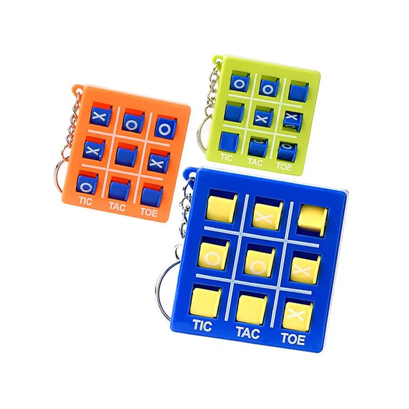 Toe Token Keychains EPT Wholesale Durable Plastic Party Favors - Tic Tac Toe Keychain