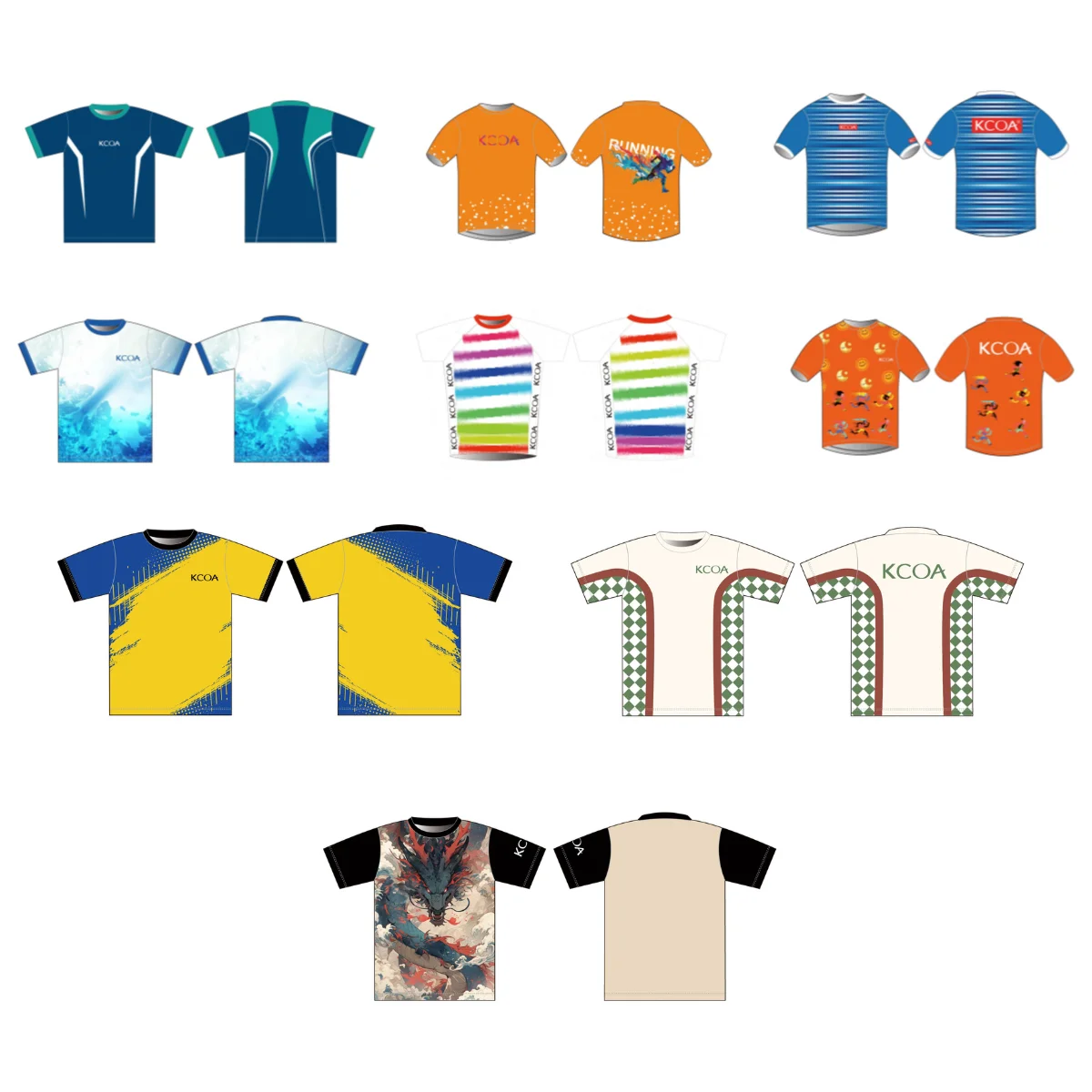Oem Design Brand Custom Printed Polyester Sports T-Shirts Quick Dry Sublimation Printing Action & Sports T-Shirt