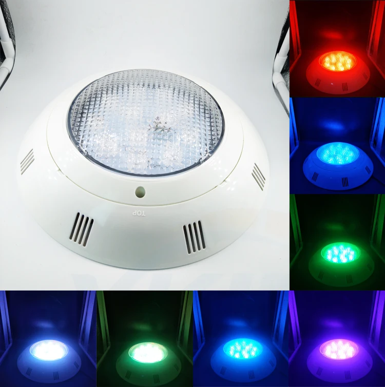 Подводный Ip68 светодиодный светильник для бассейна 100% смола заполненный ABS Par56 18 Вт RGB RF