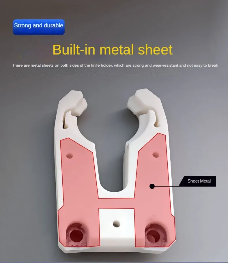 TEBAK Change Knife Holder Automatic Tool Change Holder BT30 BT40 Iso20/25 Iso30 CNC Knife Tool Clips Fork for Toolholder Fixture