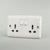 single universal switched socket with neon