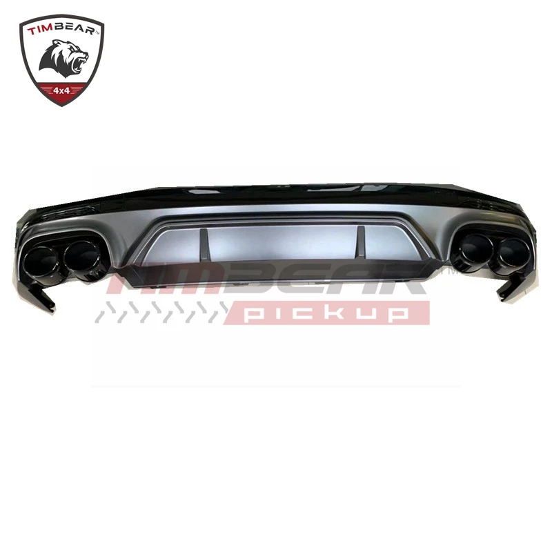 Rsq5 Style Body Kits Rear Diffuser With Exhaust Pipe For Audi Q5 2019