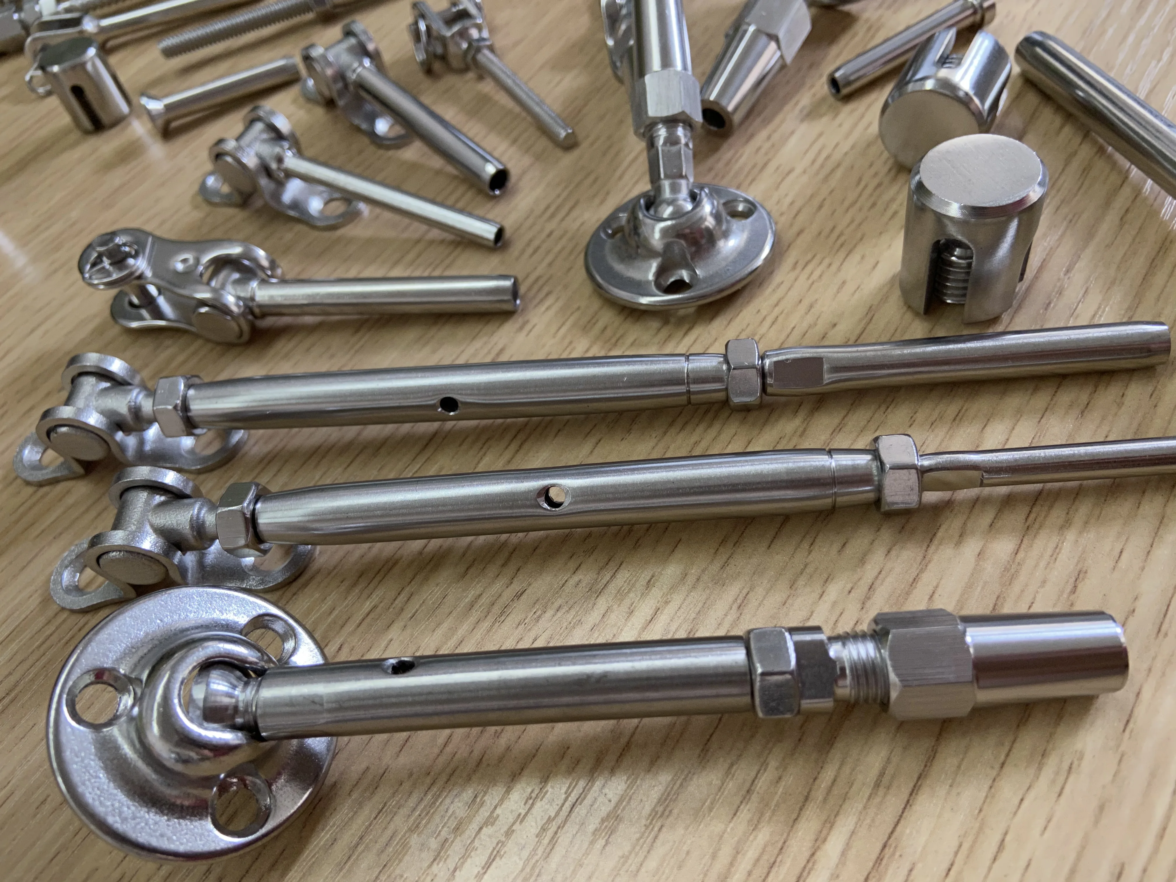 Stainless Steel Cable Railing Hardware Kit For 1/8" Cable Railing System Buy Cable Railing