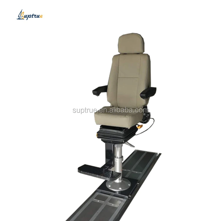 High Quality Adjustable 1.2 Meter Track Marine Ship Hydraulic Boat Seats