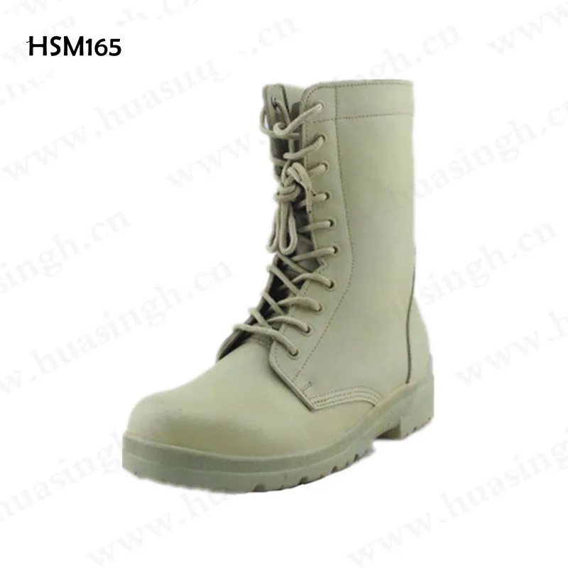 LXG,shockproof PU Outsole Hunting Boots With Side Zipper Full Natural Cow Strong Grip Green Military Boots HSM165