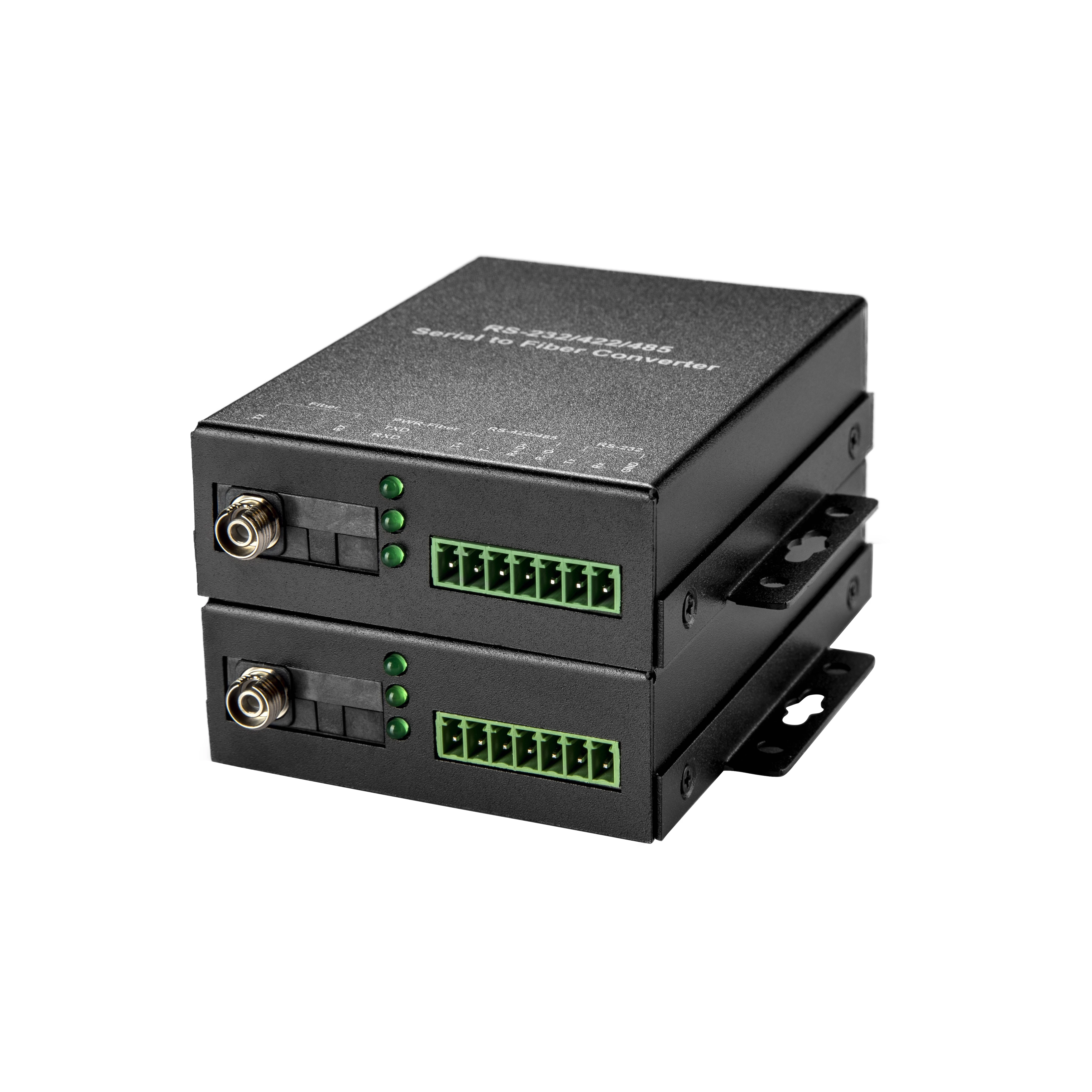 Rs232 Rs485 Rs422 To Fiber Converter 3 In 1 Rs-232/485/422 Serial Data ...