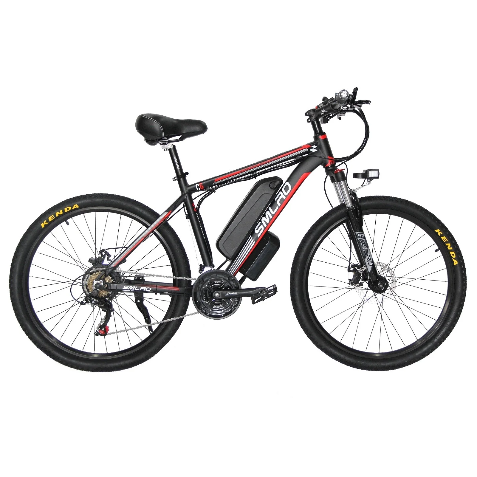 EU UK Stock Smlro C6 48V  1000W13Ah電動自転車26インチマウンテンシティバイクMTB21スピードEbikeLCDディスプレイドロップシップ