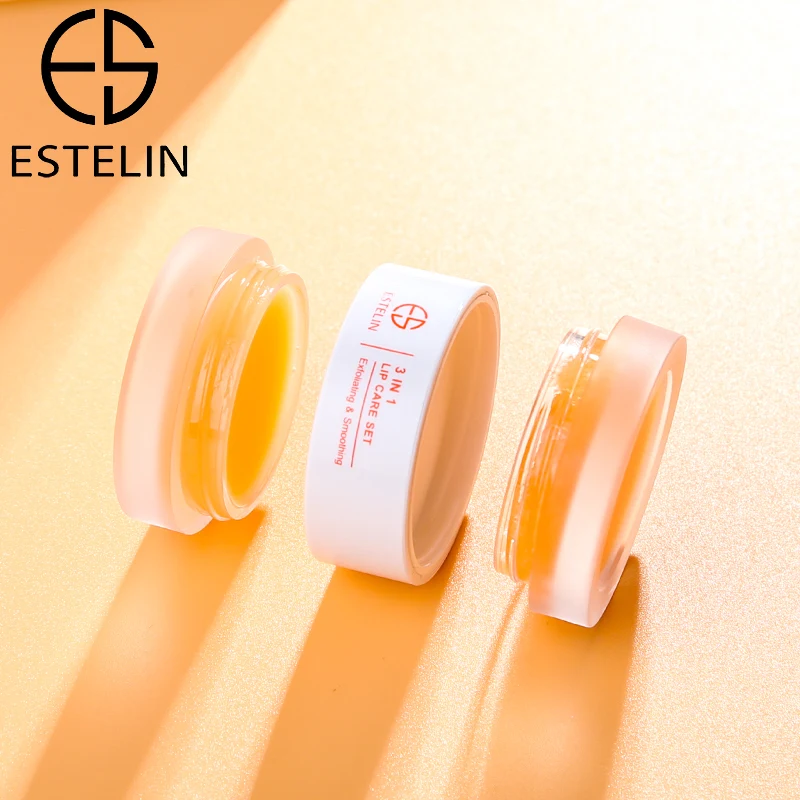 New Design ESTELIN Vitamin C Sugar Lighten and Smooth 3 in 1 Lip Care Set