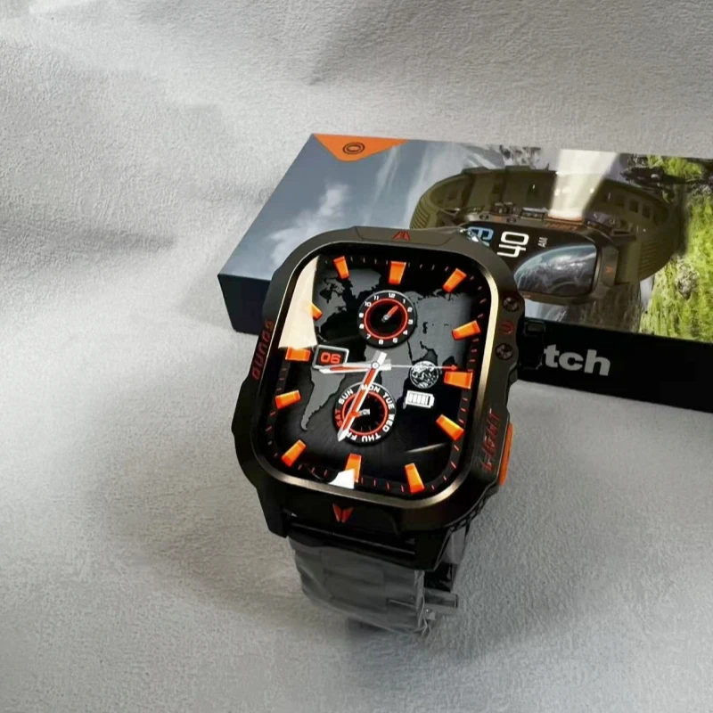 2026 Stainless Steel Waterproof Smartwatch with Bluetooth