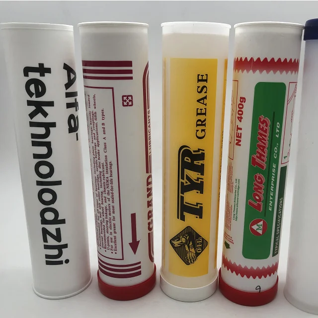 14oz 400g Oil Lubricant Plant Grease Tube Empty Pp Grease Cartridge