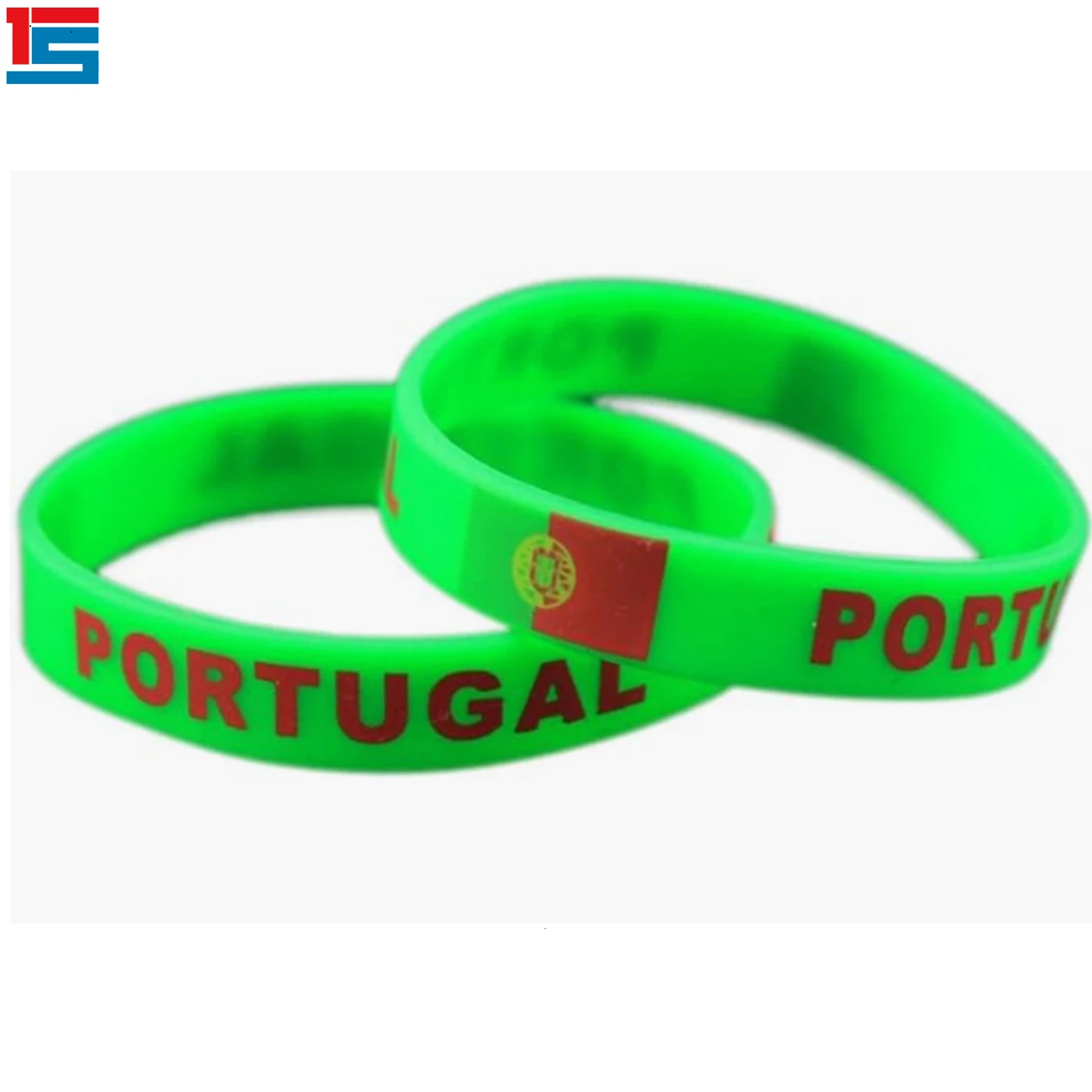 Promotion Custom World Countries Flag Wrist Bands Romania Silicone Bracelets Wrist Band for Sports Team