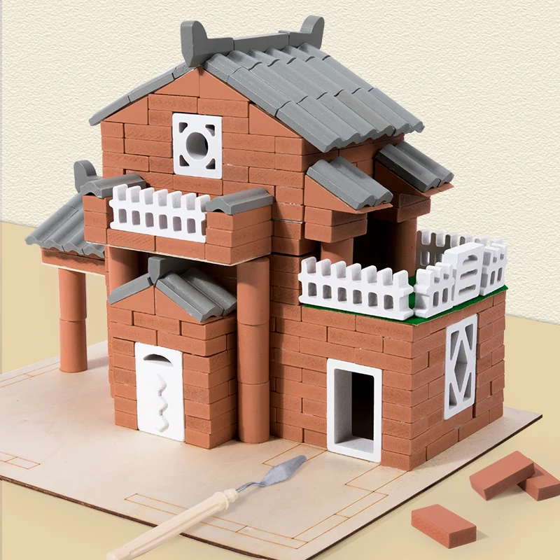 Juego Ladrillos De Madera Para NiÃ±os Nuevos Productos Casa De