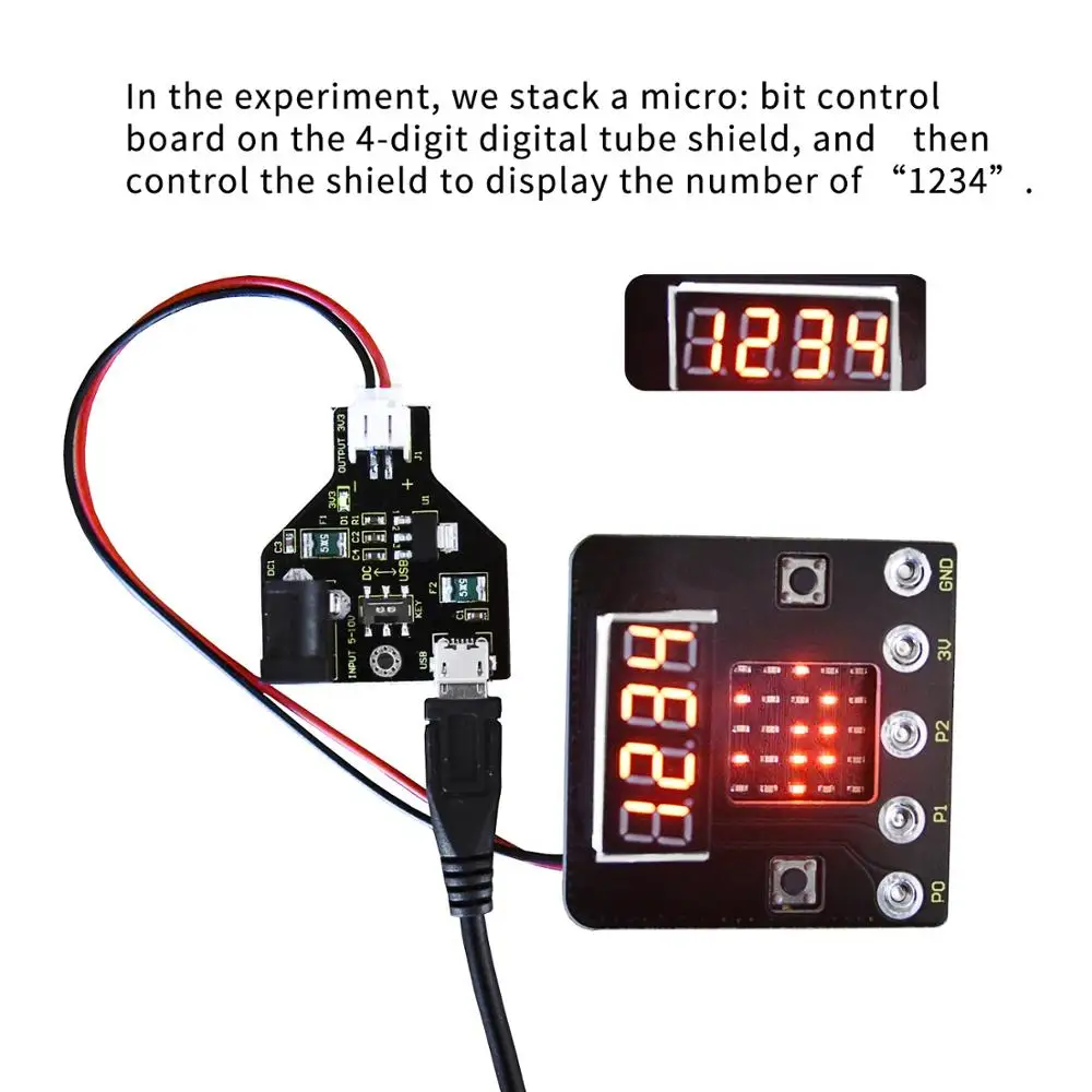 Keyestudio Micro Bit Power Adapter Board for Microbit