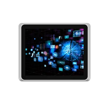 15 Inch All-in-One Touch Screen Industrial PC with J1900 i7 CPU Waterproof IP65 Fanless Computer Panel Ready to Ship