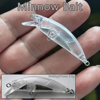 Japanese-Style Subsurface Minnow Stainless Steel DIY Lure Blank 51cm/38g Transparent Live Bait Fish – Minnow – view 4