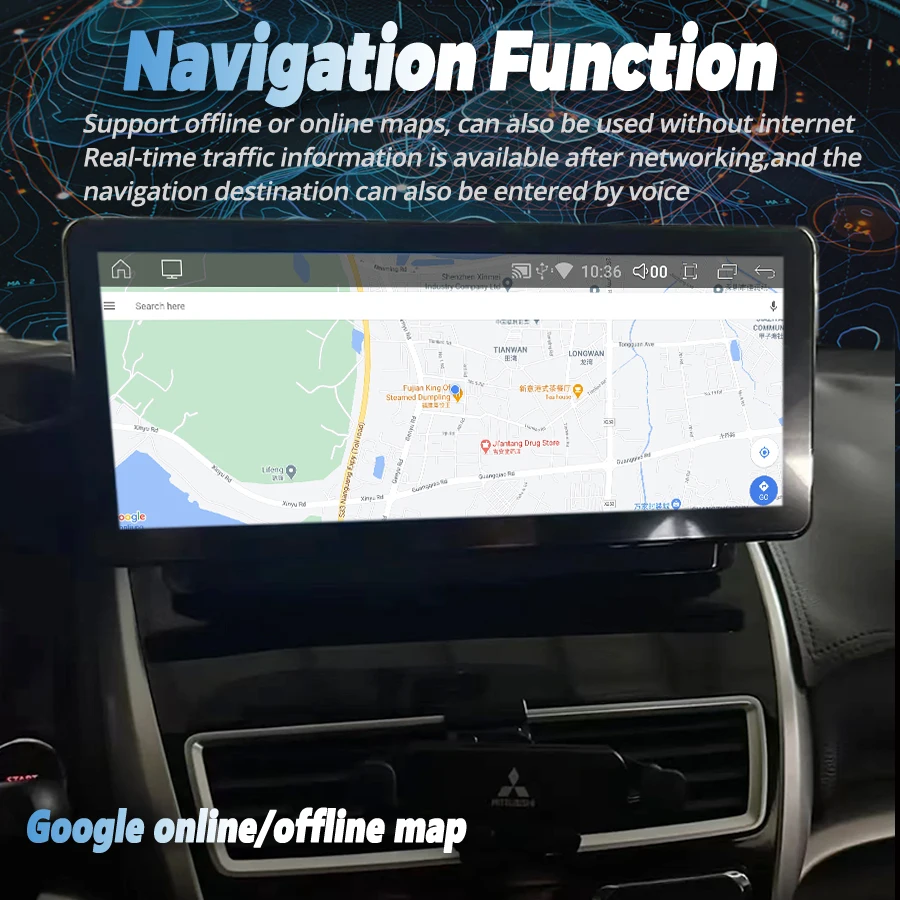 12.3inch Mitsubishi Eclipse Cross 2018-2021 Car Radio Navi