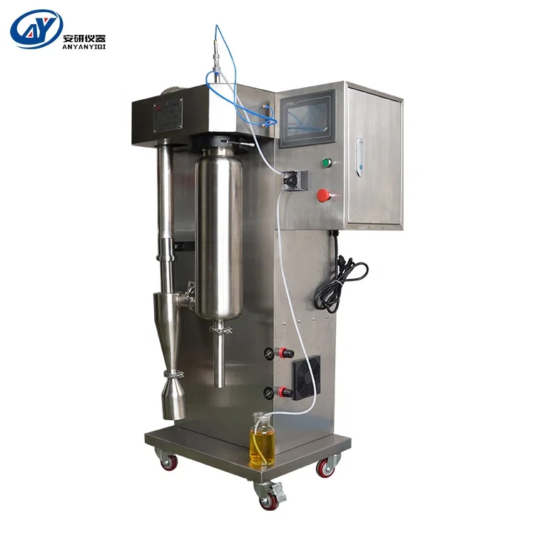 
 2L нержавеющая сталь распылительной сушилки лаборатории пилот распылительная сушилка машина атомизатора машина для сухого молока  