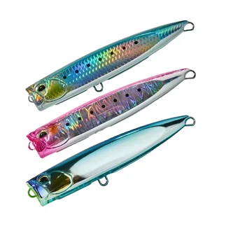 New Design 160mm 47g Freshwater and Saltwater Fishing Lures Printed ABS Artificial Hard Bait Floating Bait Lure Popper – Popper – view 2