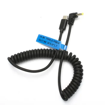 TYPE-C to 9VDC4017 Male Head Spring Wire PD Fast Charge Decoy Wire 9V/12V detail image