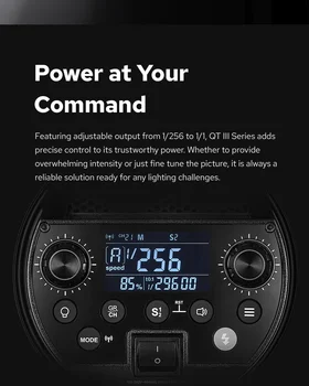 Godox QT400III 400Ws GN65 1/8000s High Speed Sync Studio Flash Strobe Light Photography Lighting detail image