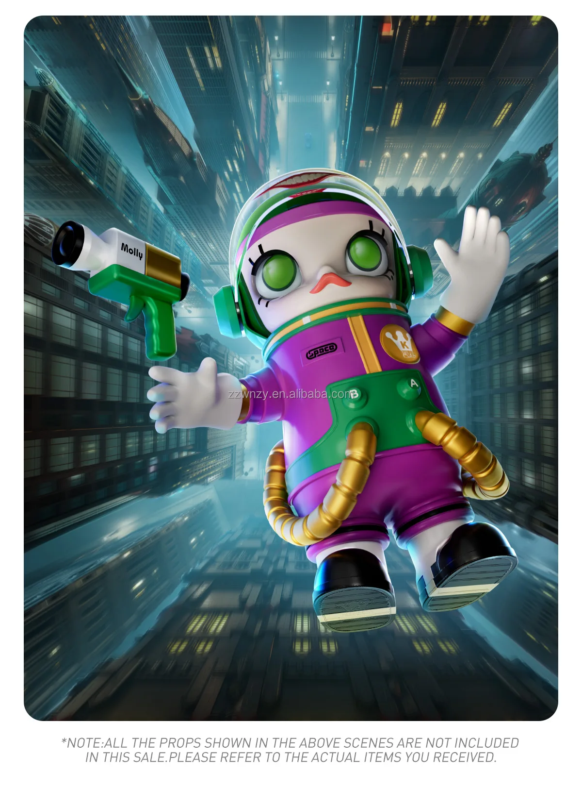 POP MART MEGA SPACE MOLLY 1000% JOKER - Collectible Toy