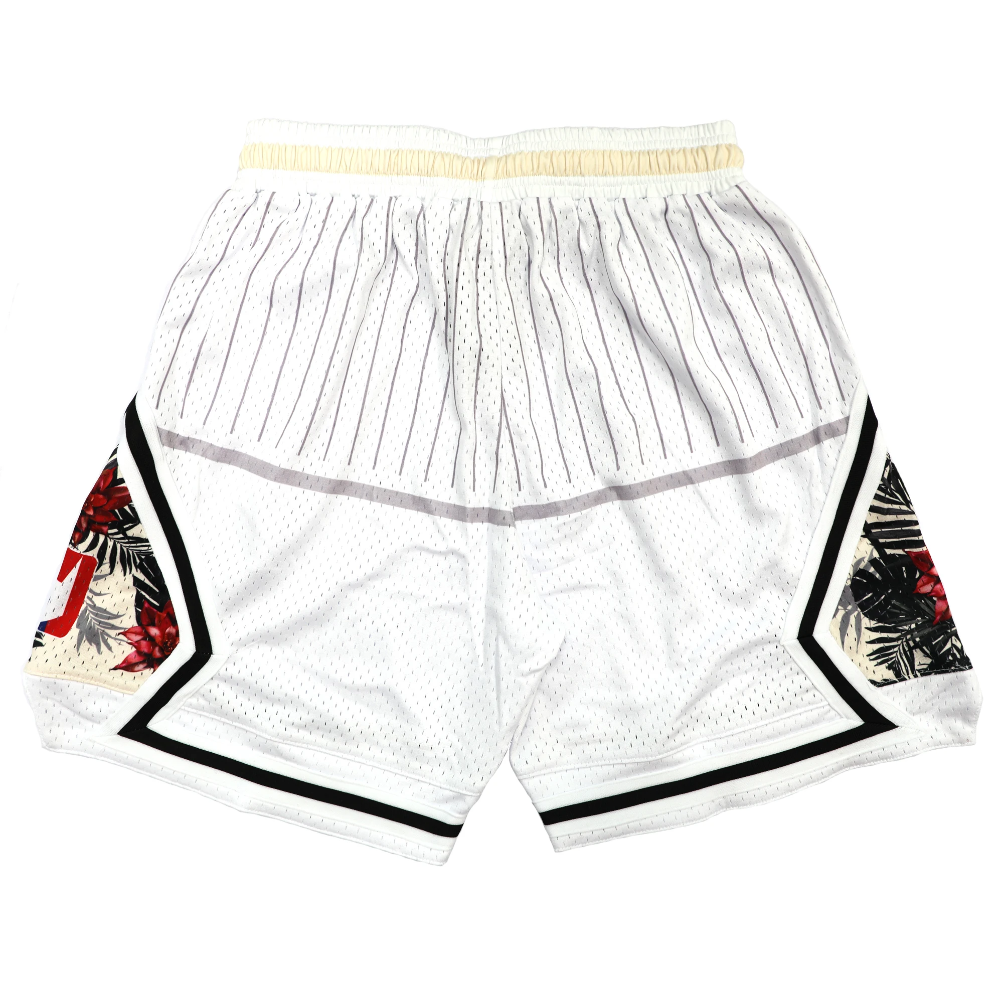 Custom Sublimated Vintage Design Your Own Basketball Shorts Adult Kids Sportswear Blank Basketball Shorts