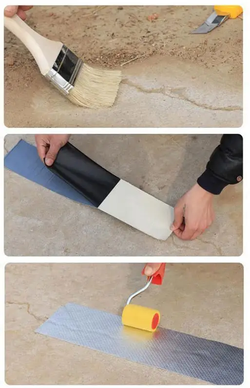 Aluminum Foil Waterproof Tape for Roof Road Sealing Aluminium Foil Sealant  Waterproof Rubber Bitumen Self Adhesive Butyl Tape