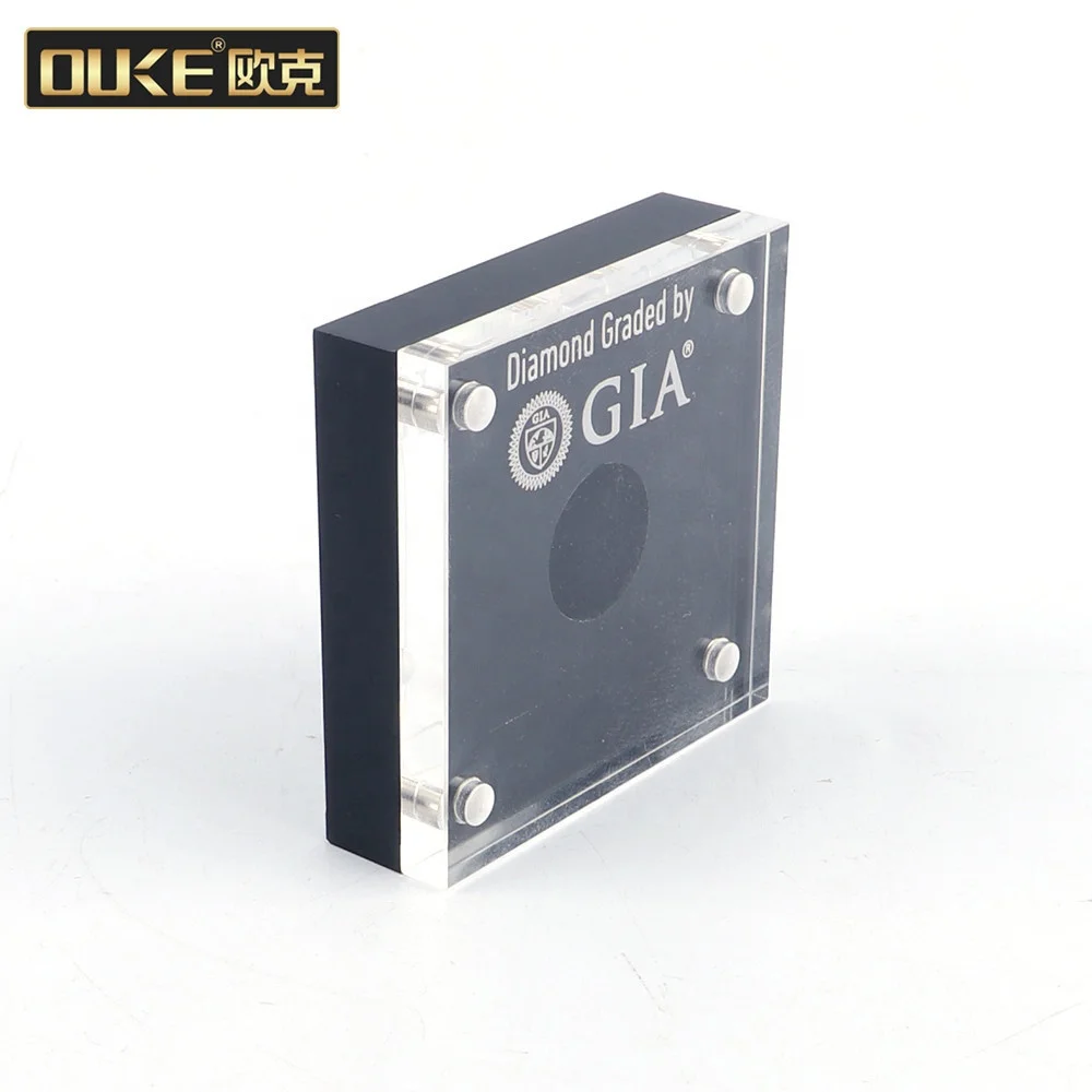 
 Акриловая коробка для хранения ювелирных изделий с магнитами  