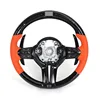 Carbono+LED+Cuero naranja