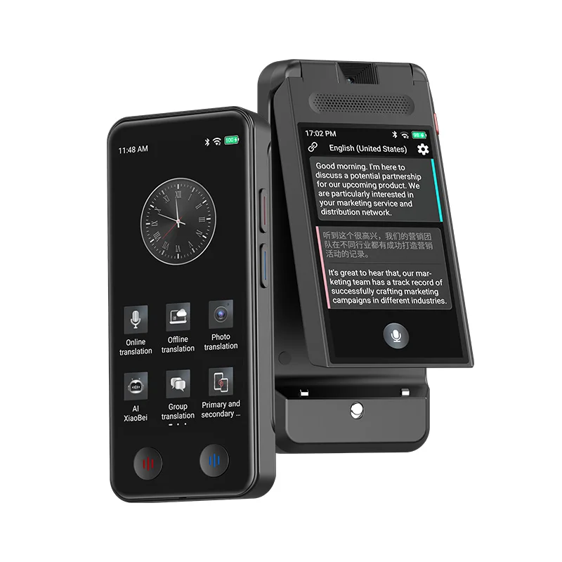 VORMOR A100 Dual-Screen AI Translator - 150 Languages