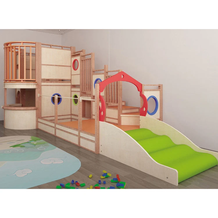 Moetry Hot Sale Indoor Play Loft for Kids Preschool Classroom Creative Playhouse Wooden