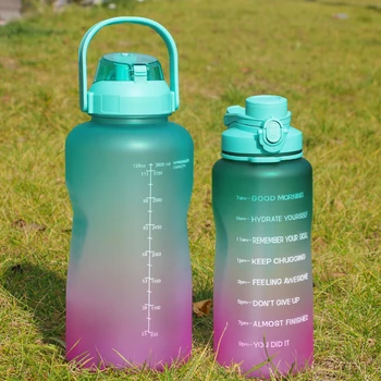 Bouteille d'eau en plastique réutilisable sans BPA de 1 gallon