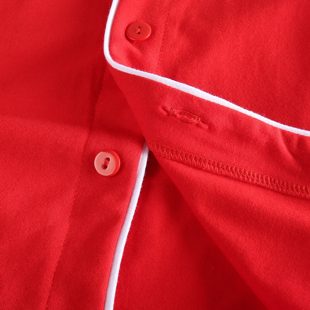 
Комплекты детской одежды новый дизайн на Рождество для малышей, Пижама для взрослых, с воротником-стойкой и рюшами удобные рождественские пижамы для всей семьи 