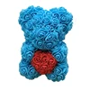 Cuore rosso orso azzurro
