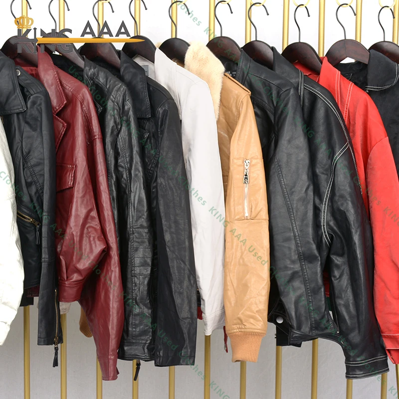 KingAAA Genuine Leather Jacket Bomber Second-Hand Winter