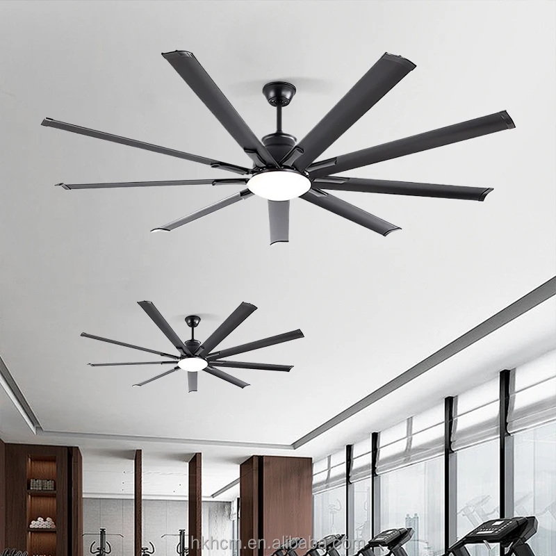 พัดลมเพดาน DC ขนาด 72 นิ้ว ทำงานเงียบ พร้อมไฟ LED 8 ใบพัด 6 ระดับความเร็ว ควบคุมด้วยรีโมต ดีไซน์ทันสมัย สำหรับห้องนอน ห้องนั่งเล่น