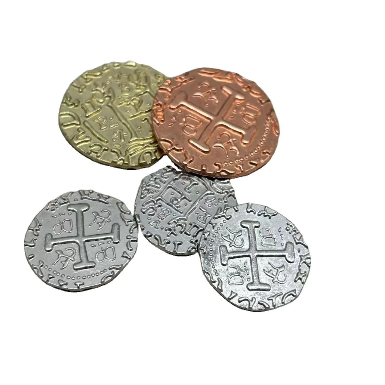 Custom Metal Pirate Coins for Sale - Personalized Gold Metal Coins |  Customized Sizes & Logos - Ideal for Game Coin Pusher