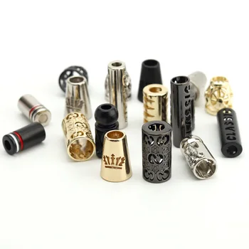 100 Pz Metallo Cavo Cavo Blocco Tappo Corda Estremà Fibbia - Foto 4