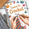 Articles colorés dessinés à la main, crochet anglais pour débutants