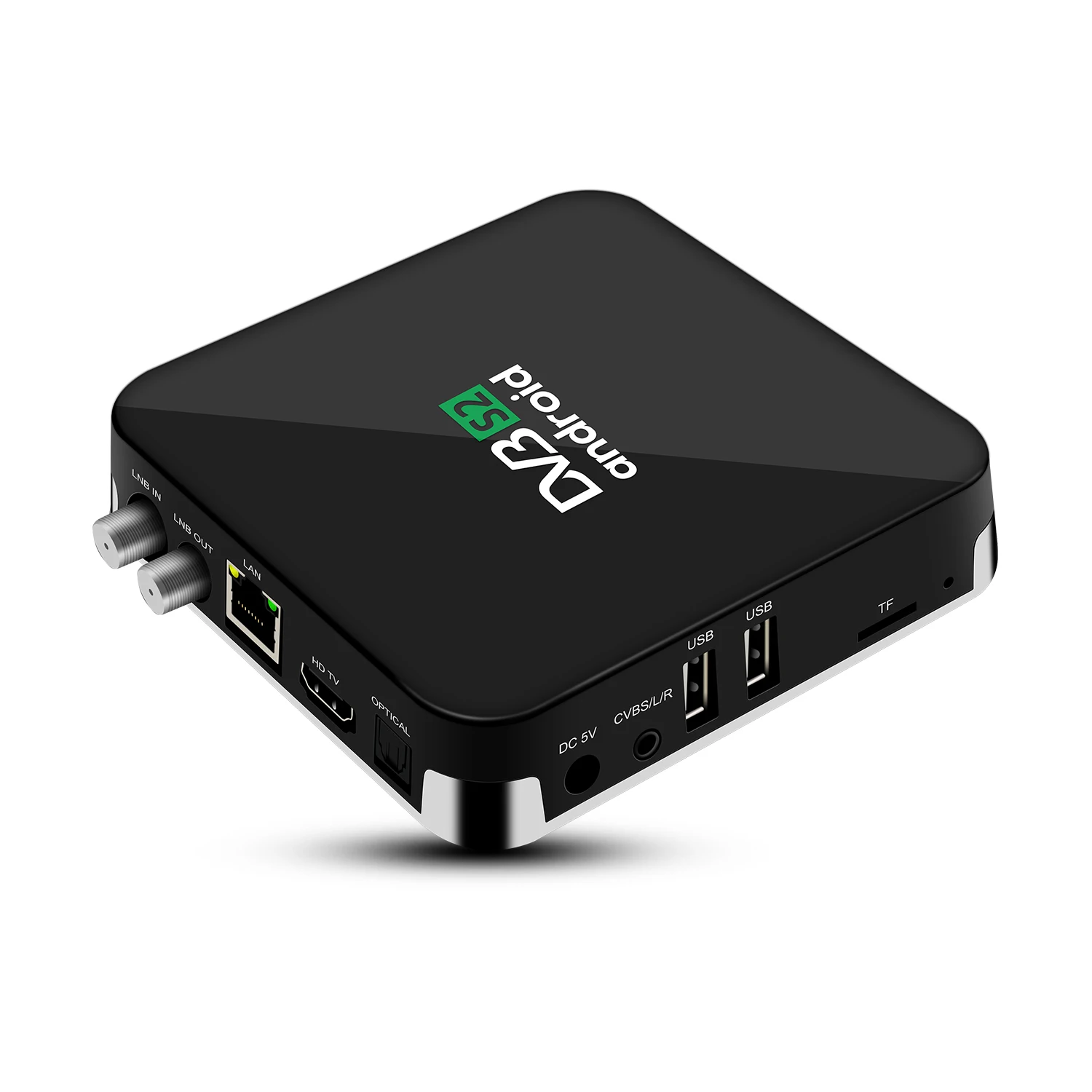Advanced Amlogic S905X3 Internet OTT Satellite Hybrid  2GB 16GB TV Receiver 4K Full HD Android DVB S2  HD Smart Android TV Box