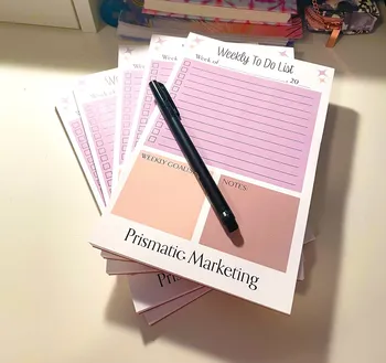 Custom Printing Stationery Kawaii Memo Pads TO DO LIST Weekly Planner Notepads