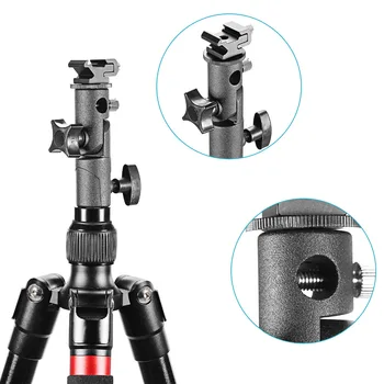 Neewer 2 Pack Professional Universal  Camera Flash Speedlite Mount Swivel Light Stand Bracket Umbrella Holder for detail image