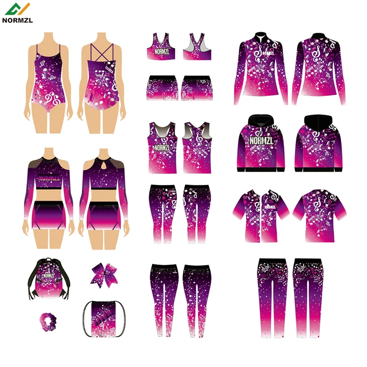 Youth Cheer Tracksuits Rhinestone Cheerleading Uniforms Dance Uniform ...