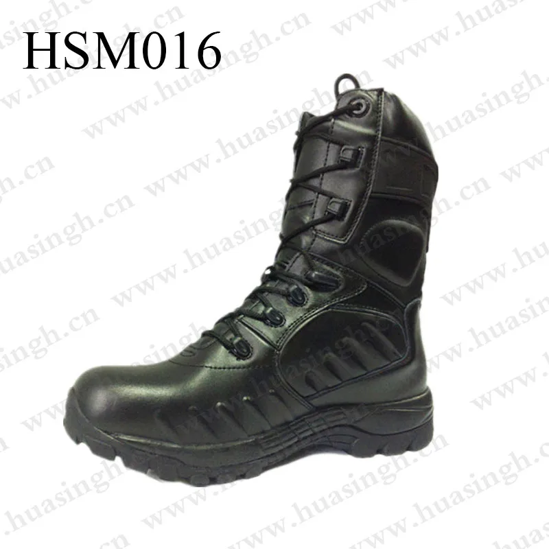 Cr,Cold Resistant Full Genuine Leather Tactical Boots 8inch Strong