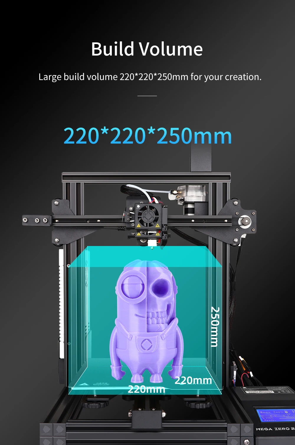 Wholesale Anycubic i3 Mega Zero 2.0大型印刷サイズ220*220*250ミリメートル簡単レベリングFDM 3d  Printer From m.alibaba.com