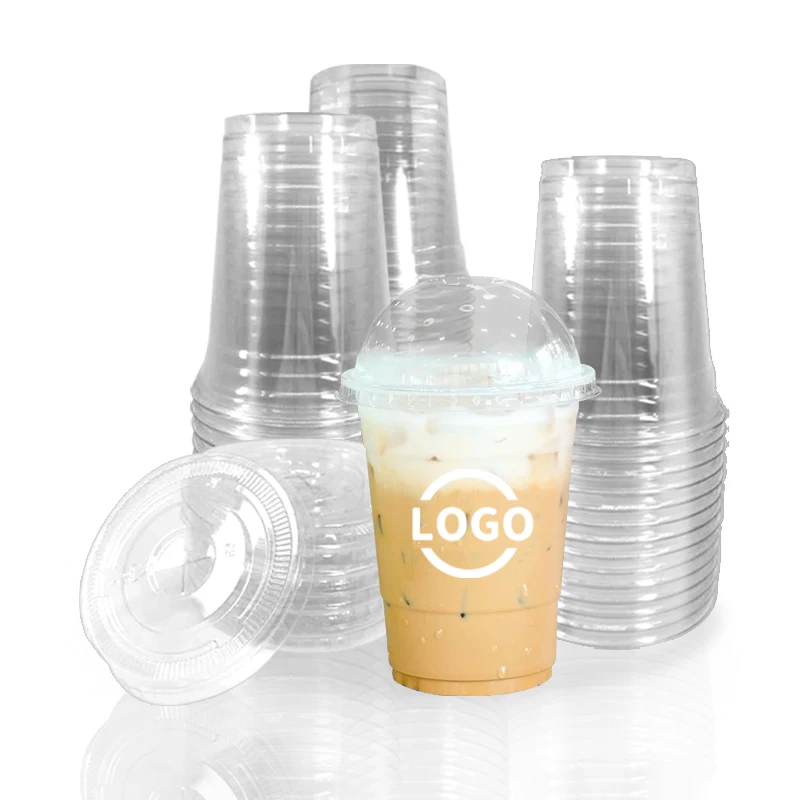 Wholesale 500ml PET Plastic Cups - 16oz Clear & Disposable