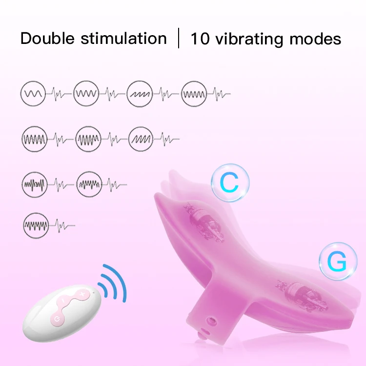 Wireless Remote Control Clitoral Stimulator Wearable Panties Vibrating