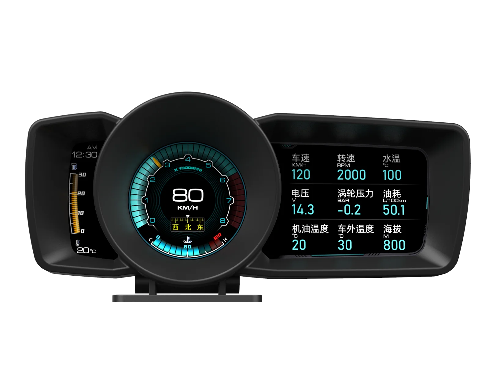 A600 автомобильный проекционный дисплей HUD автомобильная навигация OBD + GPS