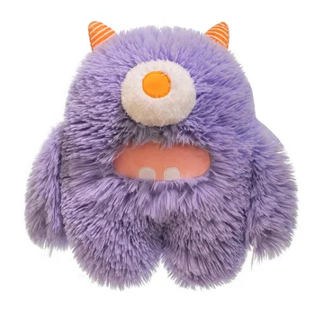 New long-haired monster plush doll creative big-eyed monster doll toys wholesale