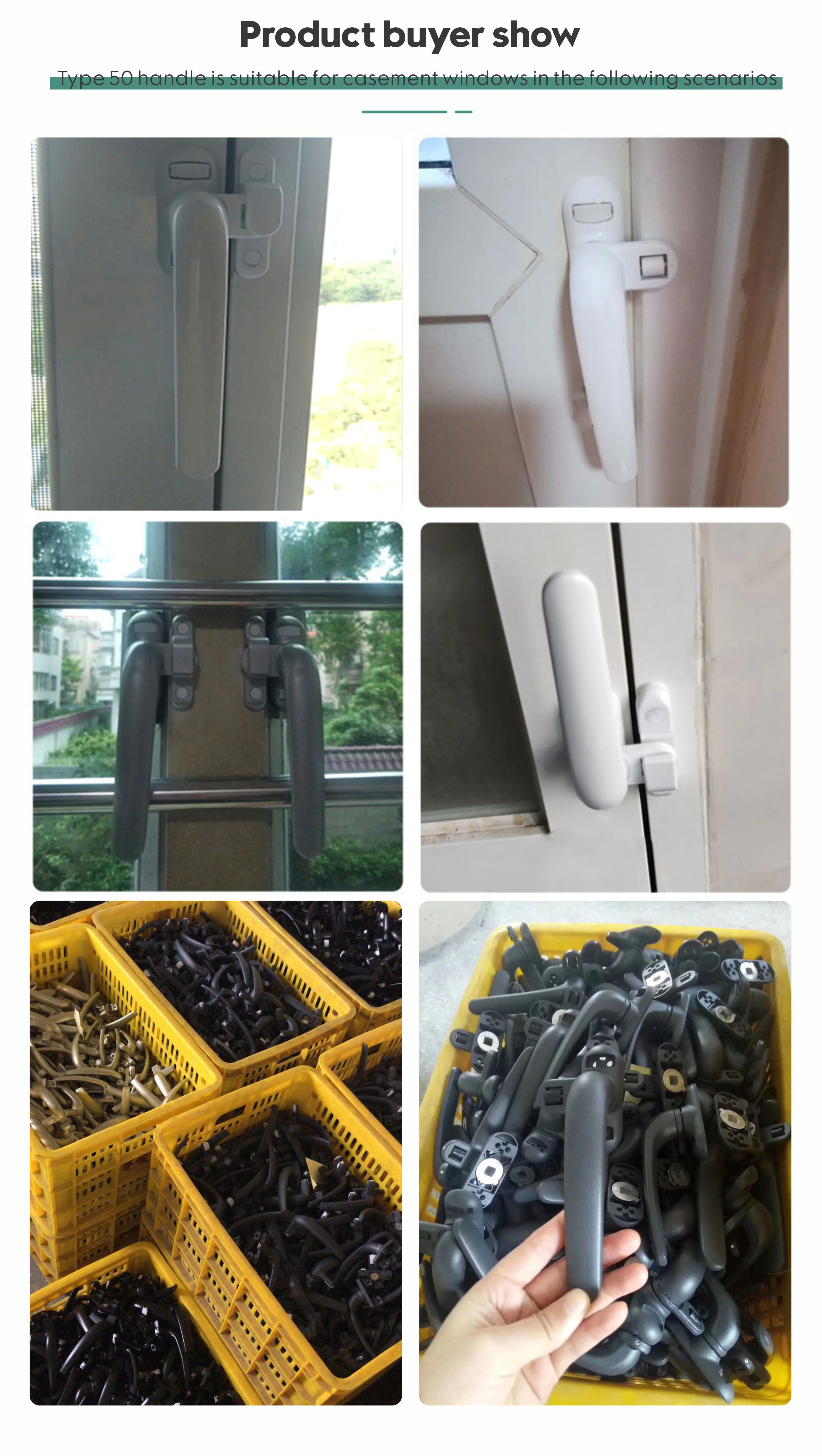 Window Handle Customized Aluminum Window Accessory factory